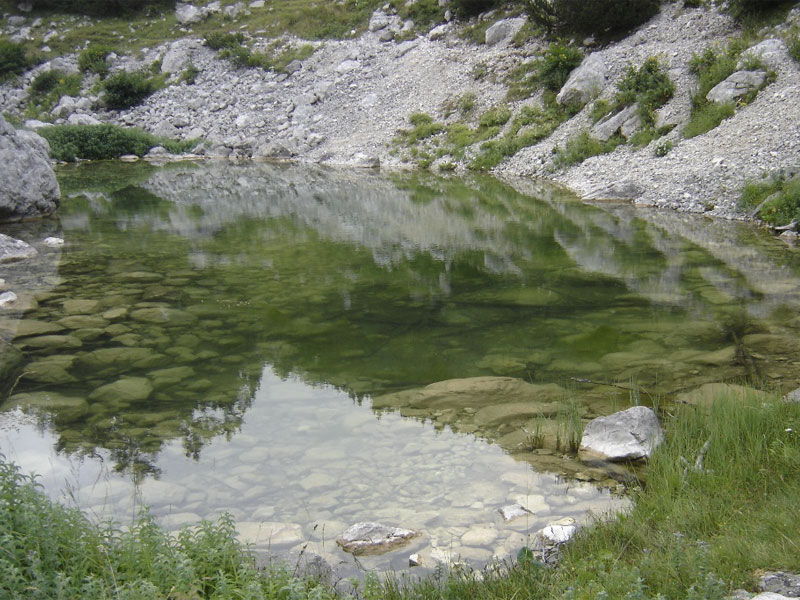 Озеро Срабле одно из самых маленьких в Дурмиторе